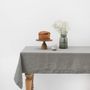 Table linen - Khaki Linen Tablecloth - LINEN TALES