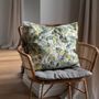 Fabric cushions - Lotus Cushion Cover - LINEN TALES