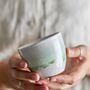 Coffee and tea - Paula Cup, Green, Stoneware - BLOOMINGVILLE