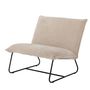 Lounge chairs - Cape Lounge Chair, Nature, Recycled Polyester - BLOOMINGVILLE