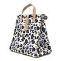 Gifts - Leopard Lunch Cooler Bag with Beige Handle - THE LUNCHBAGS