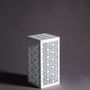 Table lamps - Steel Lantern Cover with Japanese Traditional Pattern - MAASA BRAND