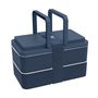 Kitchen utensils - LUNCH BOX WITH HANDLES 2 COMPARTMENTS- GOODJOUR - GOODJOUR