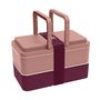 Kitchen utensils - LUNCH BOX WITH HANDLES 2 COMPARTMENTS- GOODJOUR - GOODJOUR