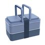 Kitchen utensils - LUNCH BOX WITH HANDLES 2 COMPARTMENTS- GOODJOUR - GOODJOUR