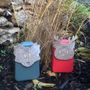 Wireless lamps - Lamp box\" KIVALA\” - Granite blue - MAISON POLOCHON