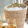 Wine accessories - Lounge natural rattan champagne bucket - PAGAN