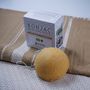 Beauty products - ORGANIC KONJAC SPONGE ENRICHED WITH TURMERIC - IN A BOX - KARAWAN AUTHENTIC