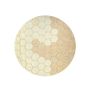 Tapis - Washable rug Round Honeycomb Golden - LORENA CANALS