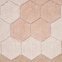 Tapis - Washable rug Round Honeycomb Rose - LORENA CANALS