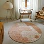 Rugs - Washable Rug Round Honeycomb Pink - LORENA CANALS