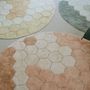 Tapis - Washable rug Round Honeycomb Rose - LORENA CANALS