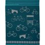 Kitchen linens - All by bike - Jacquard tea towel - COUCKE