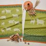 Kitchen linens - Mouton jacquard cotton tea towel - COUCKE