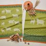Kitchen linens - Cotton jacquard printed tea towel, PÂTURAGES - COUCKE
