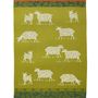 Kitchen linens - Cotton jacquard printed tea towel, PÂTURAGES - COUCKE