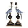 Decorative objects - Blue Parrot Candle Holders - G & C INTERIORS A/S