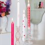 Christmas table settings - Dinner Candles "Perfect Match", set of 4 - PALETTE AMSTERDAM