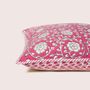 Fabric cushions - BANNA FRAMBOISE CUSHION COVER - JAMINI BY USHA BORA