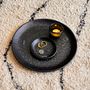Objets de décoration - COUPELLE EN LAITON NOIR GRAVÉ 'ARABESK' - KARAWAN AUTHENTIC