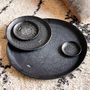 Decorative objects - BLACK BRASS TRAY ENGRAVED WITH 'ARABESK' - KARAWAN AUTHENTIC