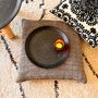 Decorative objects - BLACK BRASS TRAY ENGRAVED WITH 'ARABESK' - KARAWAN AUTHENTIC