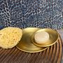 Decorative objects - 'MOON' MINI GOLD SMOOTH BRASS CUP - KARAWAN AUTHENTIC