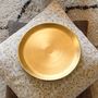 Objets de décoration - PLATEAU EN LAITON LISSE DORÉ 'MOON' - KARAWAN AUTHENTIC