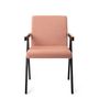 Chairs for hospitalities & contracts - Omuta Dining Chair - Mandarin Chevron - JESPER HOME