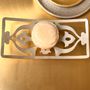 Soap dishes - SMOOTH BRASS BATHROOM HOLDER 'NAIRI' - KARAWAN AUTHENTIC