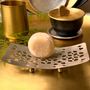 Soap dishes - SMOOTH BRASS BATHROOM HOLDER 'OSMAN' - KARAWAN AUTHENTIC