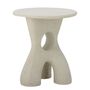 Other tables - Amiee Side Table, White, Polyresin - BLOOMINGVILLE