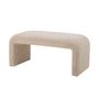 Benches - Bobbie Bench, White, Polyester - BLOOMINGVILLE