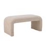 Benches - Bobbie Bench, White, Polyester - BLOOMINGVILLE