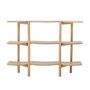 Bookshelves - Rivoli Bookcase, Nature, Mango - BLOOMINGVILLE