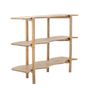 Bookshelves - Rivoli Bookcase, Nature, Mango - BLOOMINGVILLE