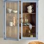 Bookshelves - Hazem Cabinet, Blue, Firwood - CREATIVE COLLECTION