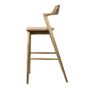 Stools - High teak wood bar stool - HYDILE