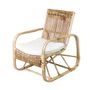 Fauteuils - ALBANE - Fauteuil en rotin avec coussin - HYDILE