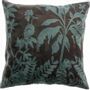 Cushions - Cushion Raki Embroidered Carbone 45 X 45 - MAISON VIVARAISE – SDE VIVARAISE WINKLER