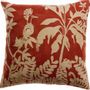 Cushions - Cushion Raki Embroidered Rooibos 45 X 45 - MAISON VIVARAISE – SDE VIVARAISE WINKLER