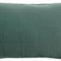 Coussins - Coussin recyclé Titou Vert de gris 30 x 50 - MAISON VIVARAISE - SDE VIVARAISE WINKLER