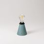 Blinds - Cabless11, portable and rechargeable lamp with drop light bulb and lampshade - CREATIVE CABLES