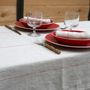Table linen - PURE LINEN RHYTHMO TABLECLOTHS AND NAPKINS - CHARVET EDITIONS