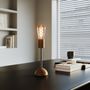Blinds - Cabless02, portable and rechargeable lamp with globe light bulb and lampshade - CREATIVE CABLES