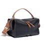 Bags and totes - THE CHESTER IN BLACK/COGNAC - RUSKIN