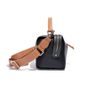 Bags and totes - THE CHESTER IN BLACK/COGNAC - RUSKIN