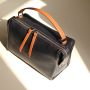 Bags and totes - THE CHESTER IN BLACK/COGNAC - RUSKIN