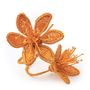 Napkins - Flower Spiral Iraca Napkin Ring - ARTESANÍAS DEL ATLÁNTICO