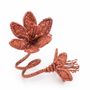 Napkins - Flower Spiral Iraca Napkin Ring - ARTESANÍAS DEL ATLÁNTICO